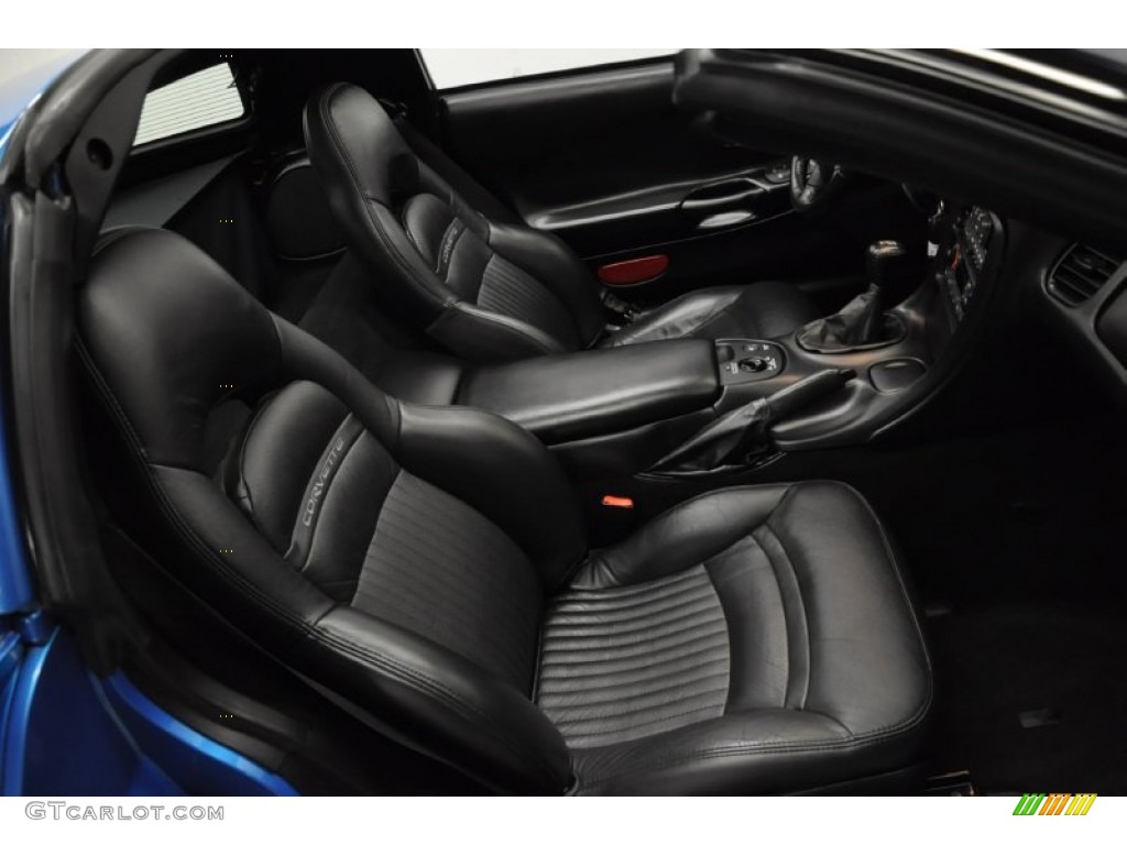 2000 Corvette Coupe - Nassau Blue Metallic / Black photo #67