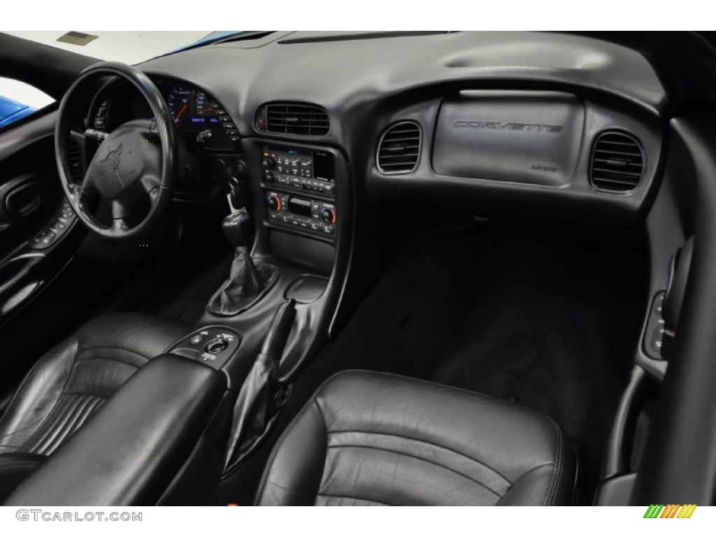 2000 Corvette Coupe - Nassau Blue Metallic / Black photo #68