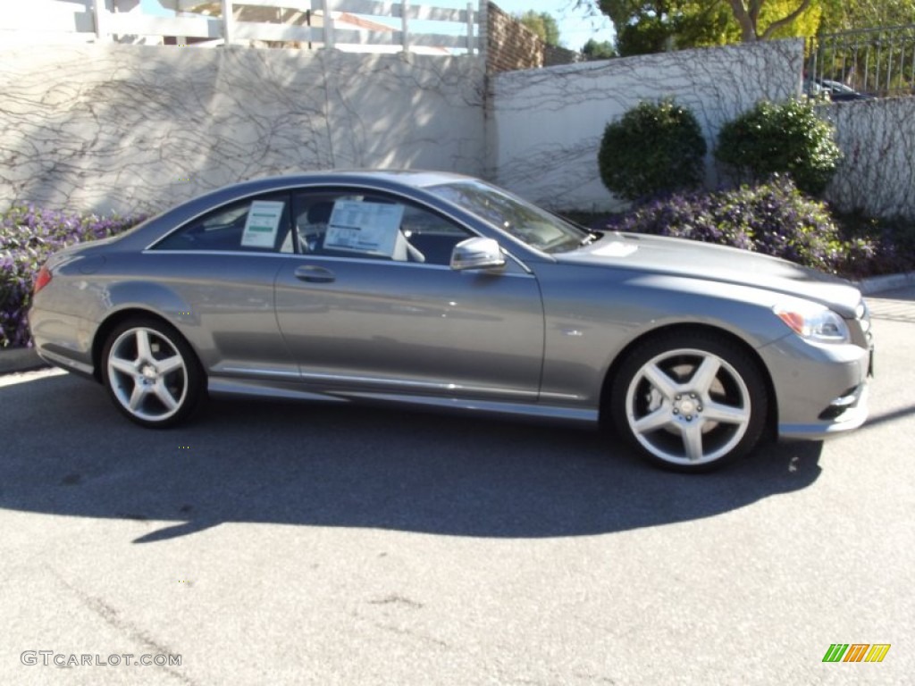 2012 CL 550 4MATIC - Paladium Silver Metallic / Black photo #2