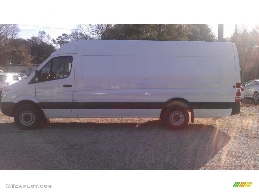 2012 Sprinter 2500 High Roof Cargo Van - Arctic White / Lima Black Fabric photo #1