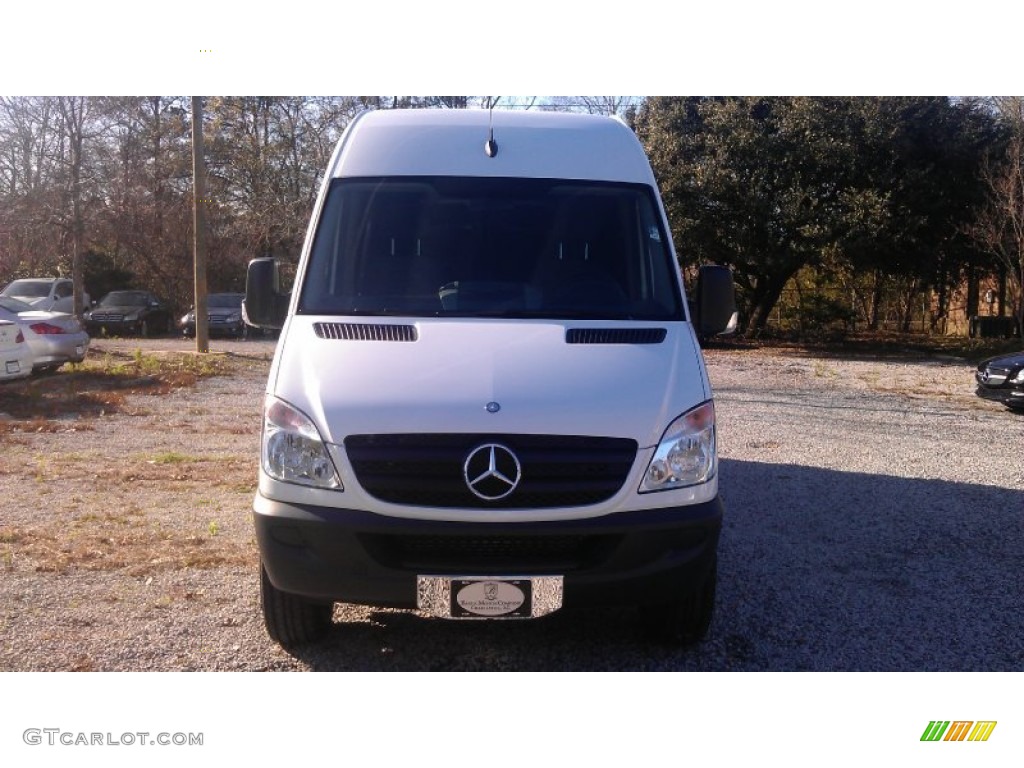 2012 Sprinter 2500 High Roof Cargo Van - Arctic White / Lima Black Fabric photo #2