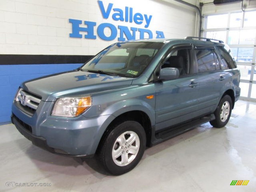 2008 Pilot Value Package 4WD - Steel Blue Metallic / Gray photo #1