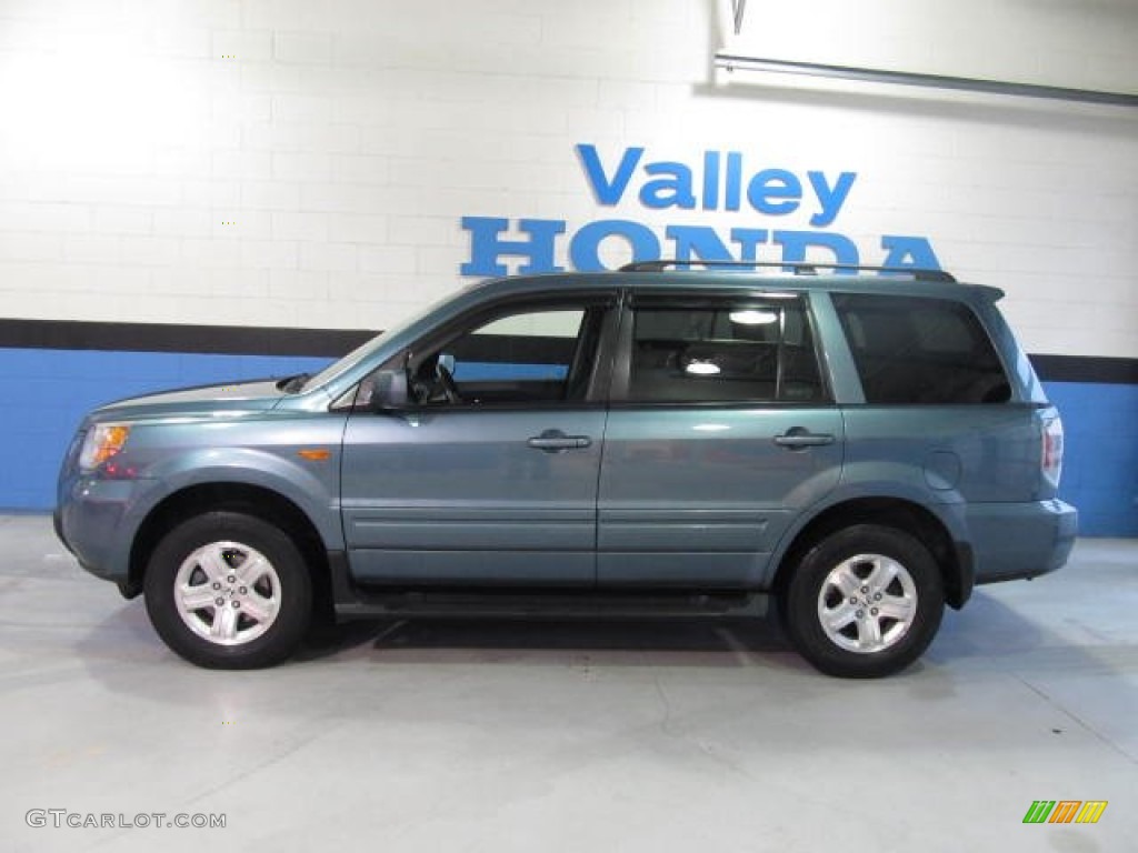 2008 Pilot Value Package 4WD - Steel Blue Metallic / Gray photo #2