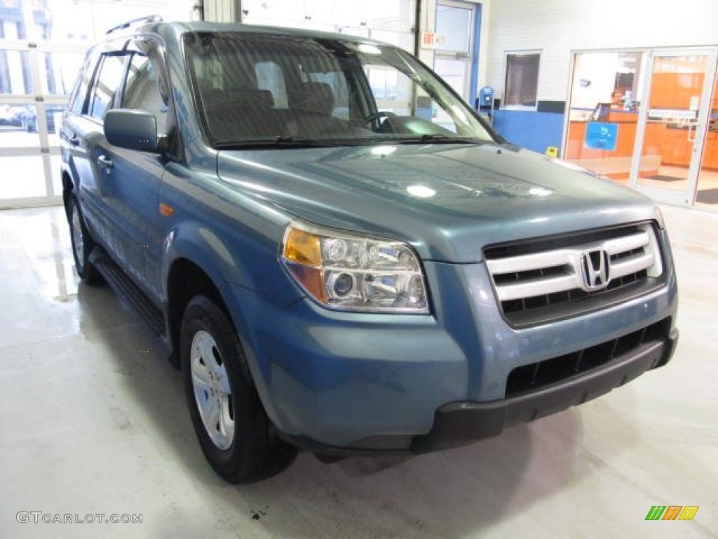 2008 Pilot Value Package 4WD - Steel Blue Metallic / Gray photo #4
