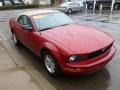 2008 Dark Candy Apple Red Ford Mustang V6 Deluxe Convertible  photo #6