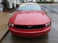 2008 Dark Candy Apple Red Ford Mustang V6 Deluxe Convertible  photo #7