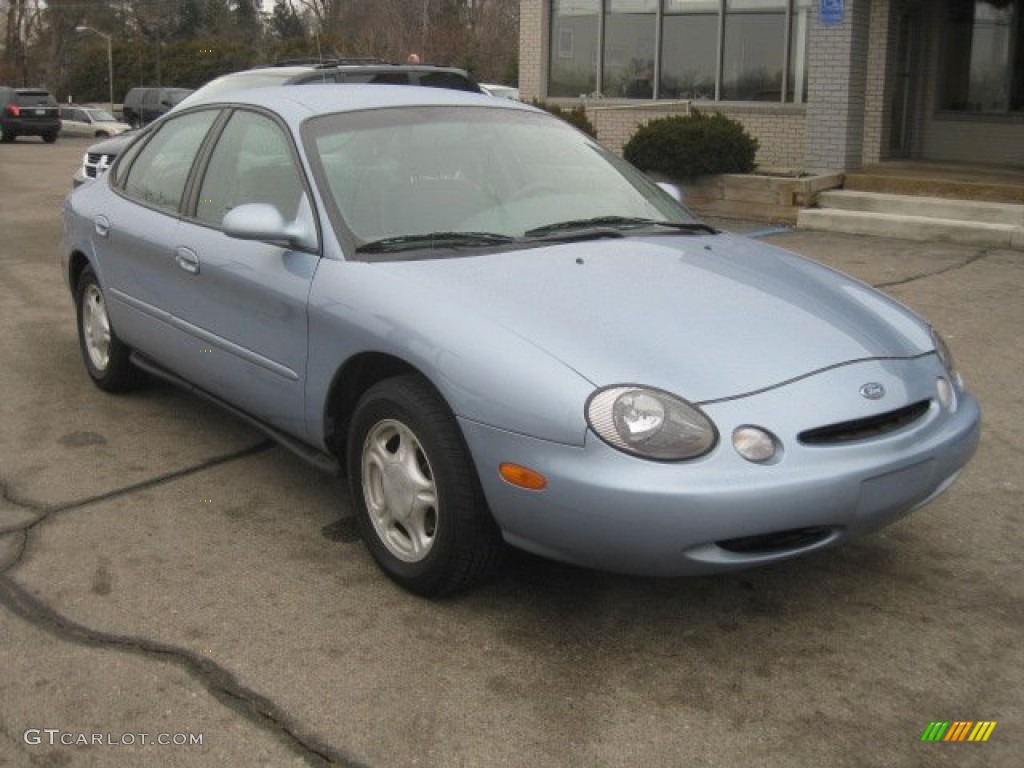 1997 Taurus GL - Light Denim Blue Metallic / Grey photo #1