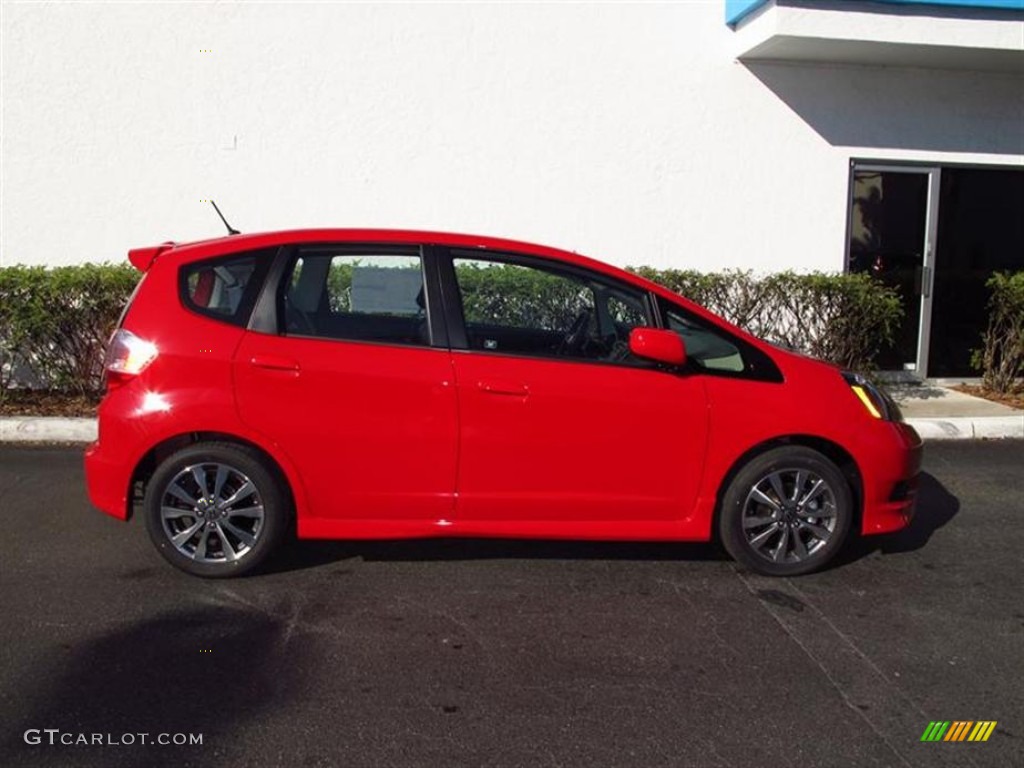 Milano Red 2012 Honda Fit Sport Exterior Photo #60197416