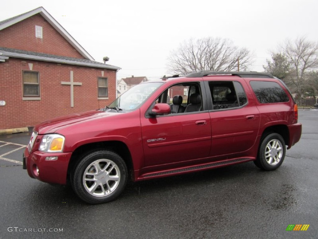 2006 Envoy XL Denali 4x4 - Red Jewel Metallic / Ebony Black photo #3