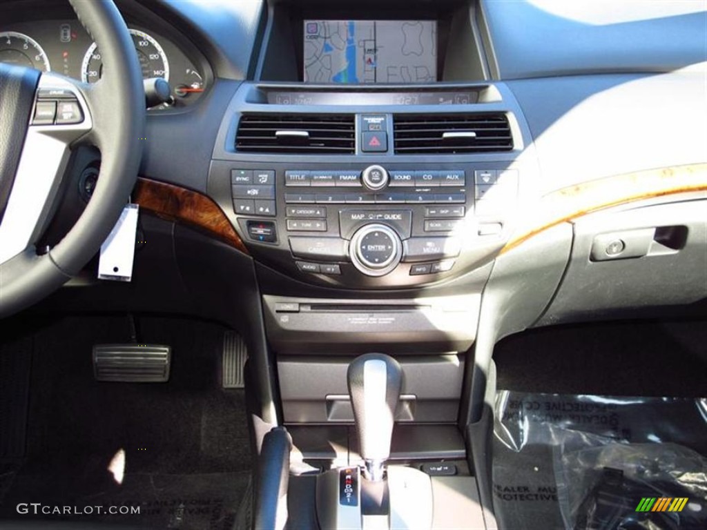 2012 Accord EX-L V6 Sedan - Alabaster Silver Metallic / Black photo #6