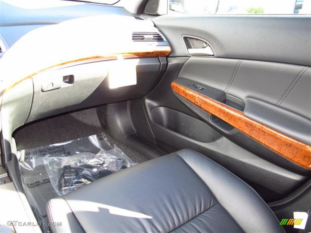 2012 Accord EX-L V6 Sedan - Alabaster Silver Metallic / Black photo #7