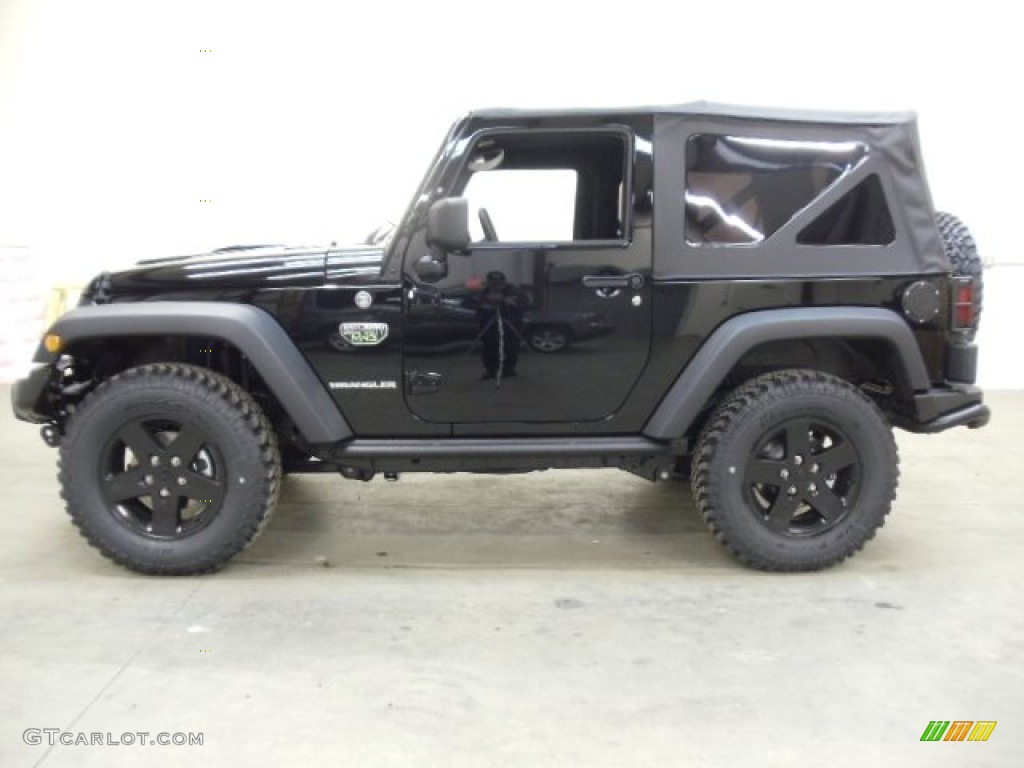 Black 2012 Jeep Wrangler Call of Duty: MW3 Edition 4x4 Exterior Photo #60197905