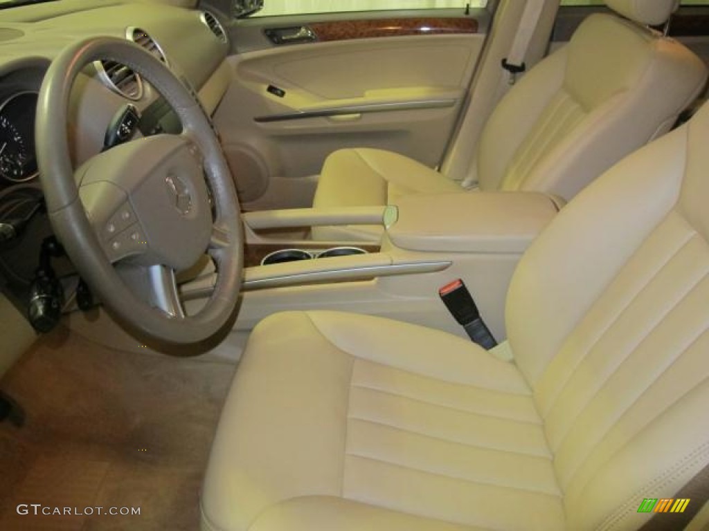 2008 ML 350 4Matic - Jade Green Metallic / Macadamia photo #13