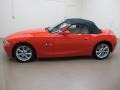 Bright Red 2004 BMW Z4 3.0i Roadster Exterior