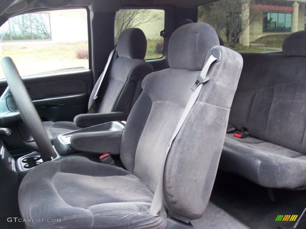 Graphite Interior 2001 Chevrolet Silverado 1500 LS Extended Cab 4x4 Photo #60199519