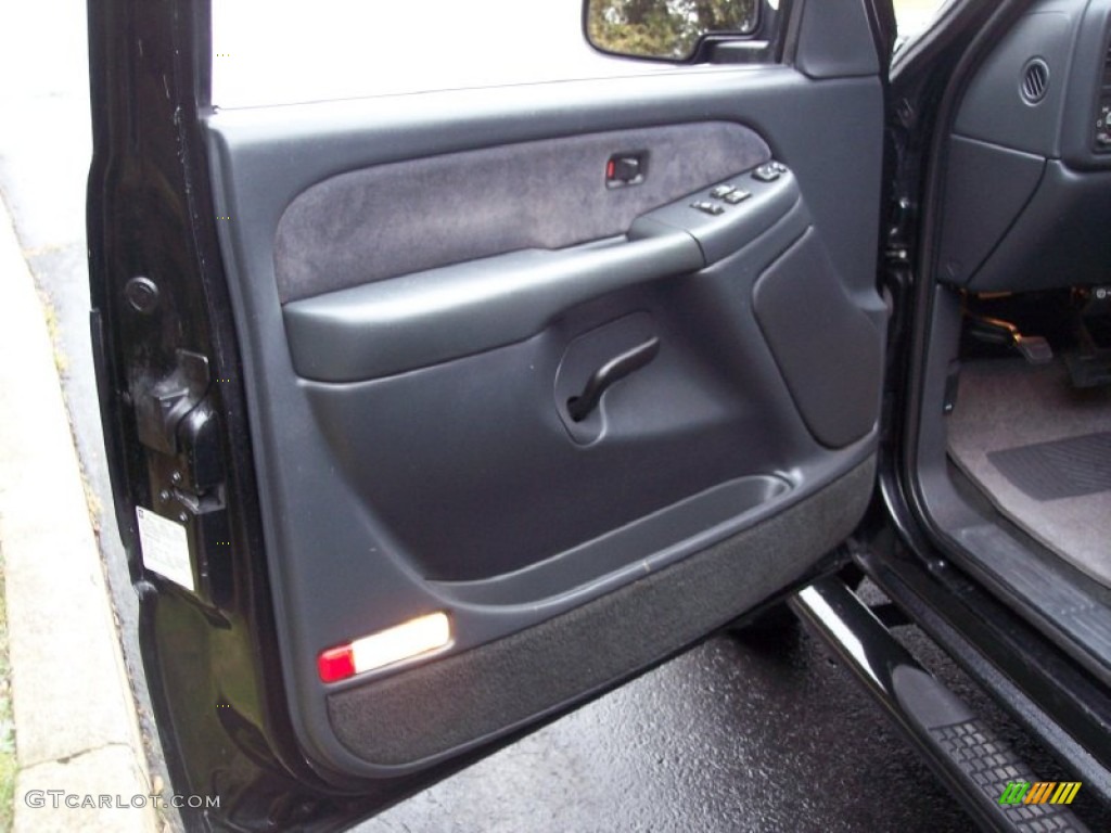 2001 Silverado 1500 LS Extended Cab 4x4 - Onyx Black / Graphite photo #29