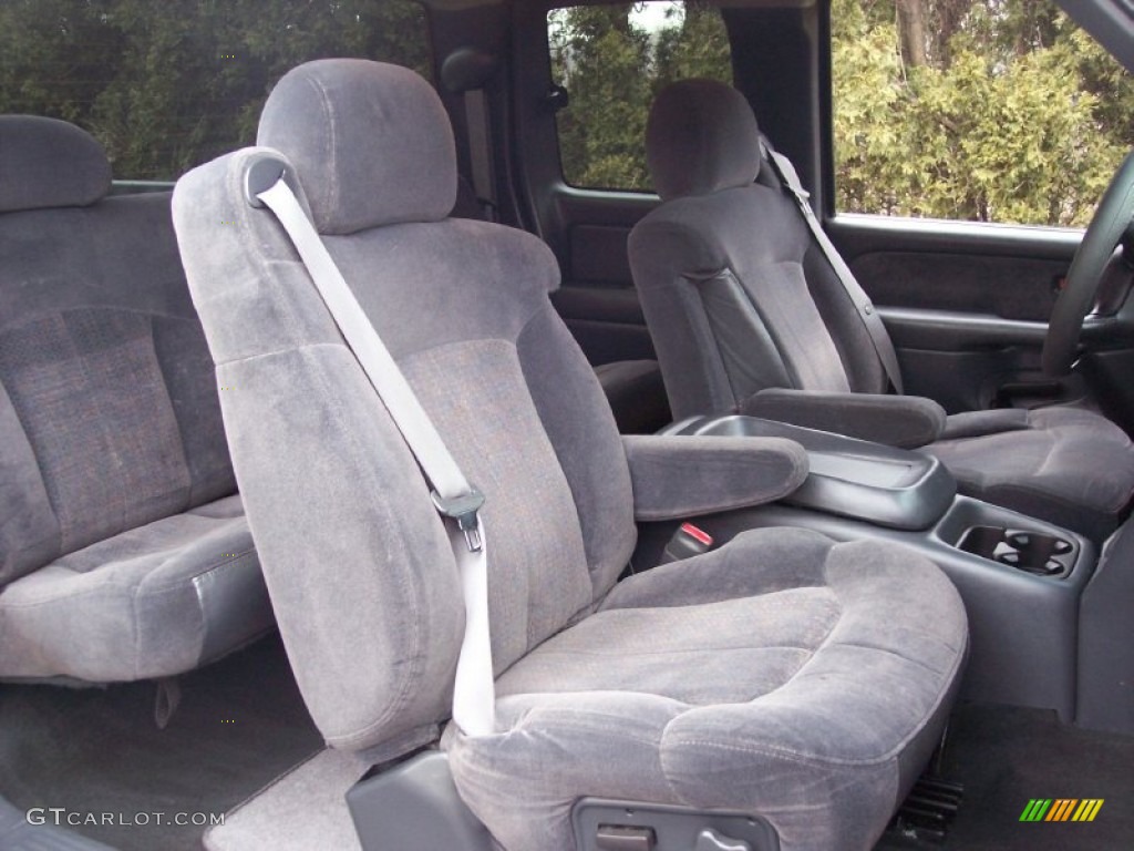 Graphite Interior 2001 Chevrolet Silverado 1500 LS Extended Cab 4x4 Photo #60199588