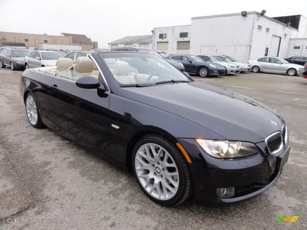 2008 3 Series 328i Convertible - Monaco Blue Metallic / Cream Beige photo #4