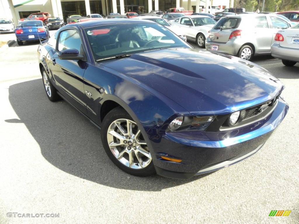 2010 Mustang V6 Premium Coupe - Kona Blue Metallic / Charcoal Black/Cashmere photo #1