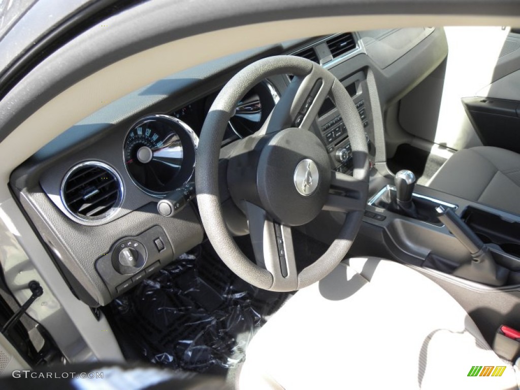 2011 Mustang V6 Coupe - Sterling Gray Metallic / Stone photo #3