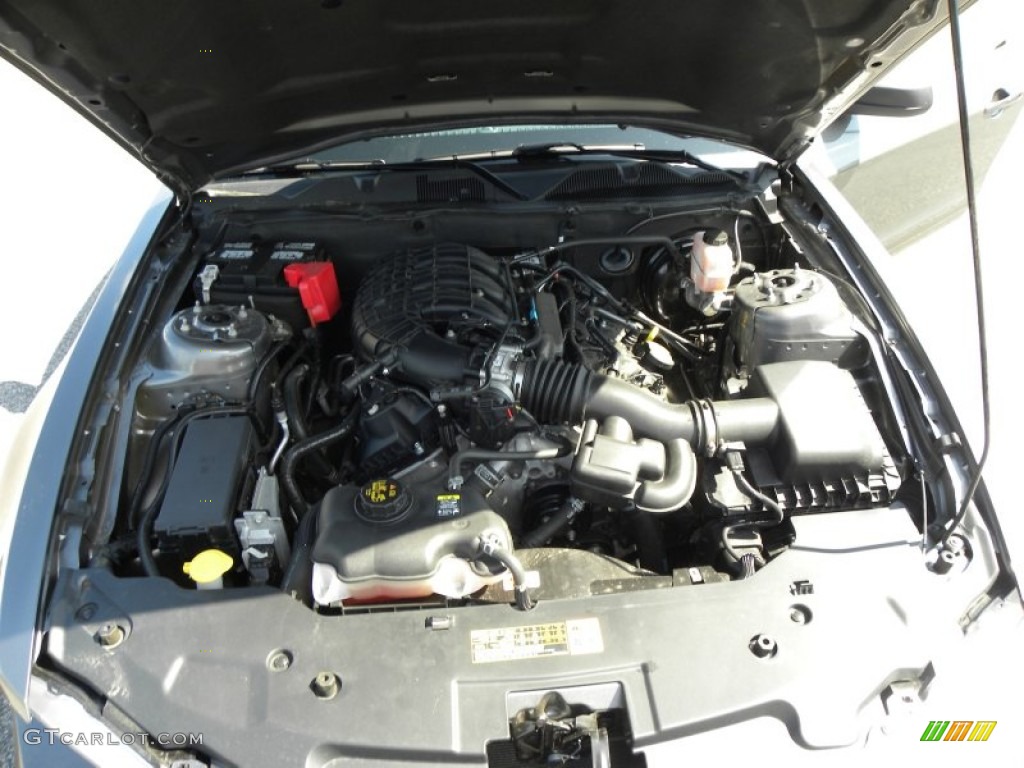 2011 Mustang V6 Coupe - Sterling Gray Metallic / Stone photo #17