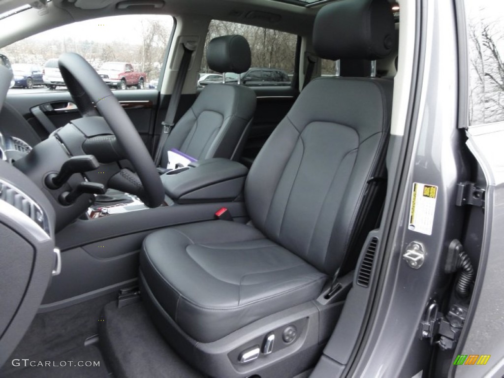 Black Interior 2012 Audi Q7 3.0 TFSI quattro Photo #60201832