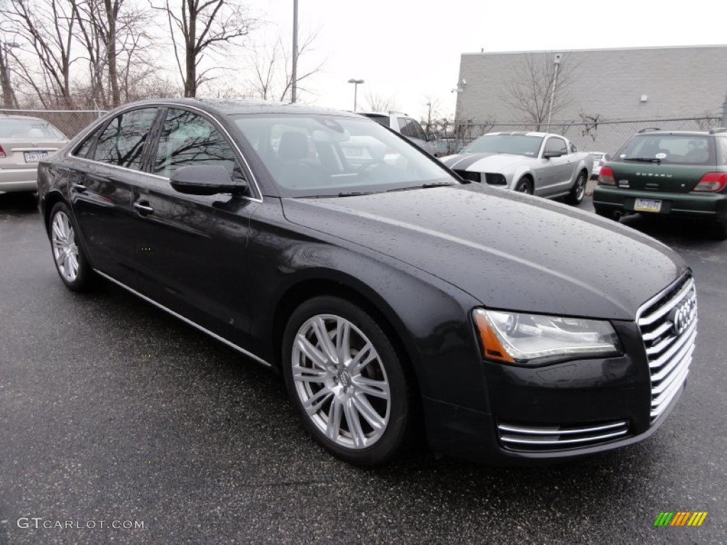 2011 A8 4.2 FSI quattro - Oolong Grey Metallic / Black photo #4