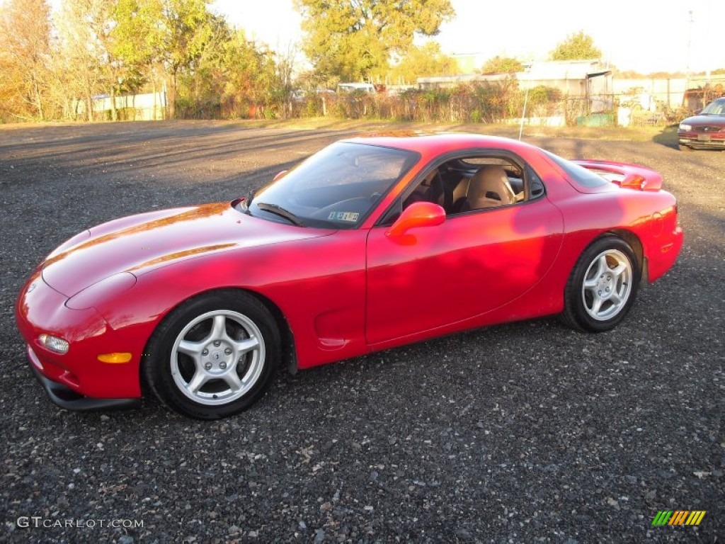 Vintage Red 1993 Mazda RX-7 Twin Turbo Exterior Photo #60202141