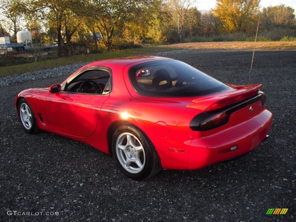 1993 RX-7 Twin Turbo - Vintage Red / Black photo #4