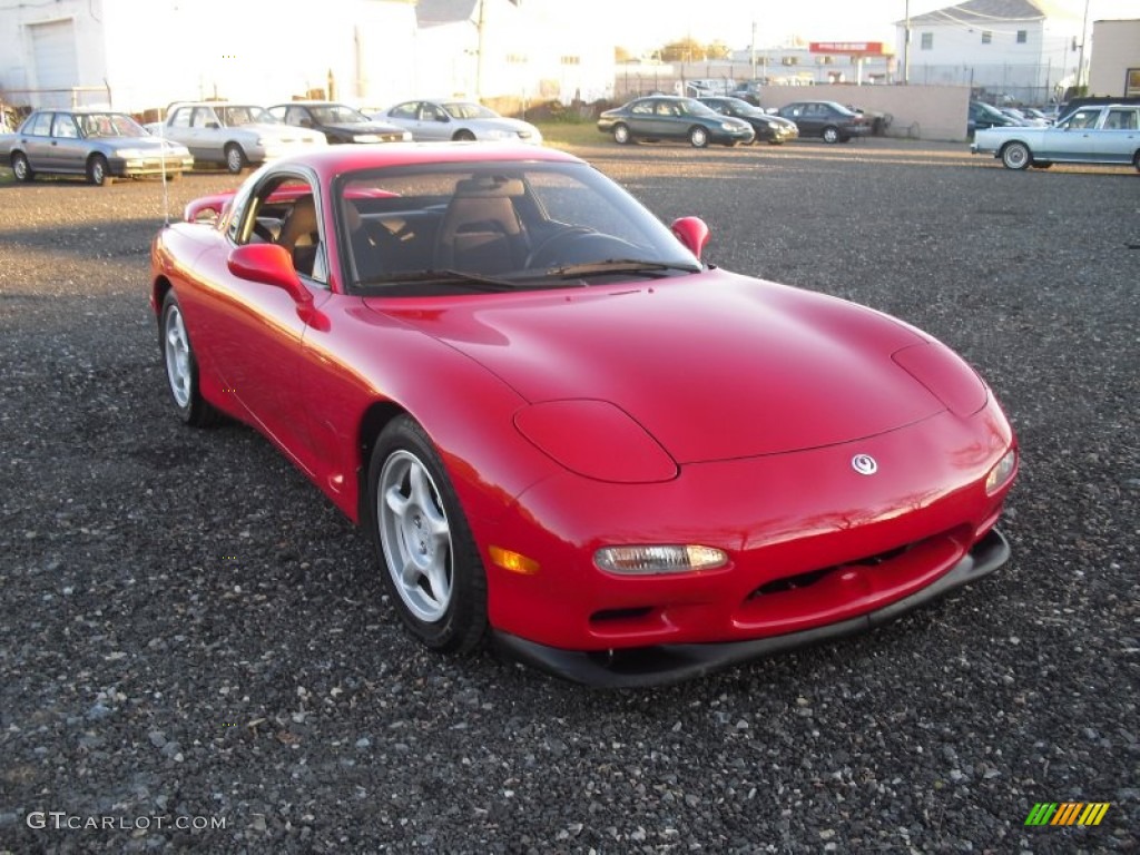 Vintage Red 1993 Mazda RX-7 Twin Turbo Exterior Photo #60202207