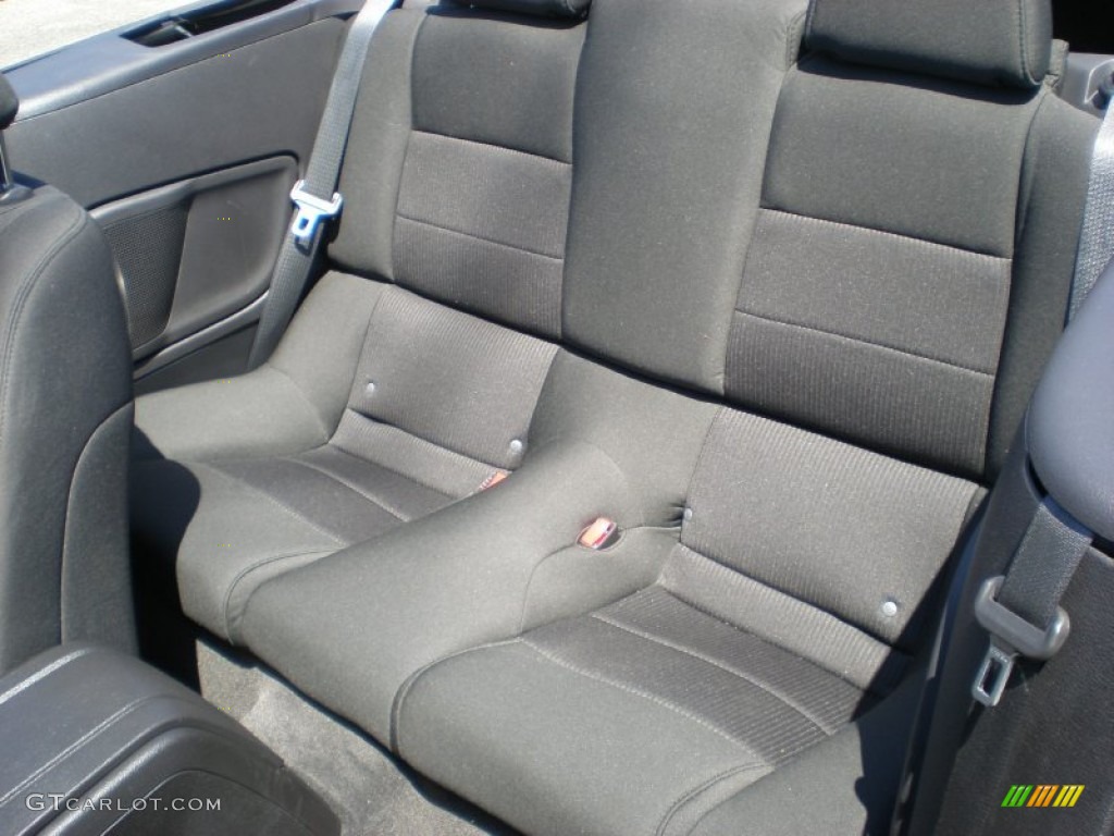 2011 Mustang V6 Convertible - Ebony Black / Charcoal Black photo #11