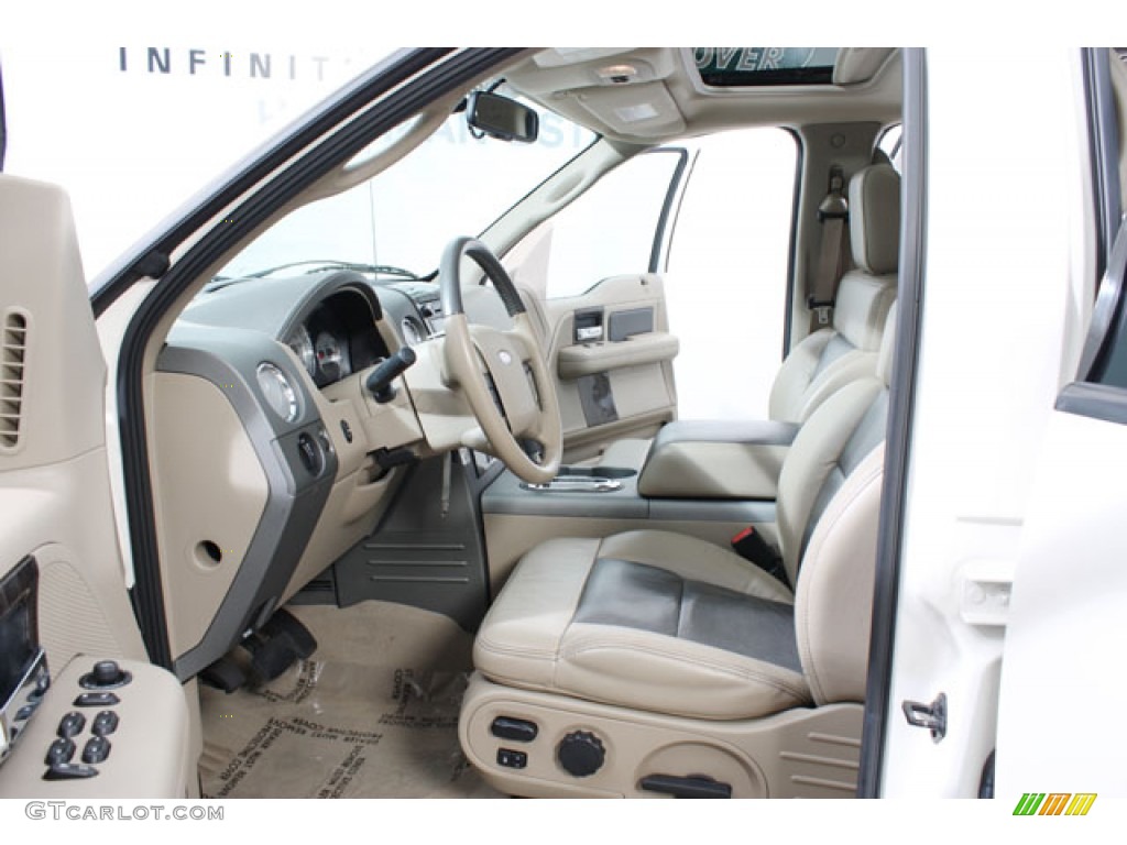 Tan Interior 2008 Ford F150 Limited SuperCrew 4x4 Photo #60202975
