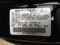  2010 G 37 x AWD Coupe Obsidian Black Color Code KH3