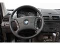 Black 2006 BMW X3 3.0i Steering Wheel