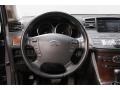 2008 Infiniti M Graphite Interior Steering Wheel Photo