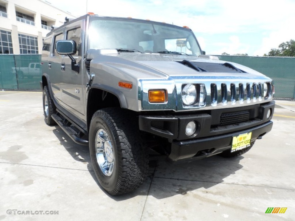 2004 H2 SUV - Pewter Metallic / Wheat photo #1