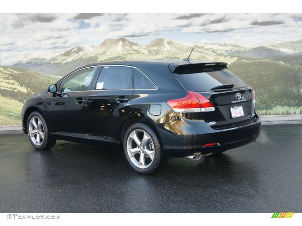 2012 Venza LE AWD - Black / Ivory photo #3