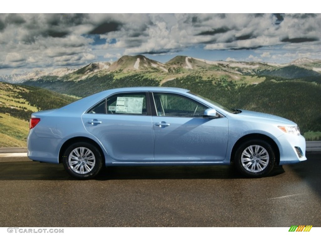 2012 Camry LE - Clearwater Blue Metallic / Ash photo #2