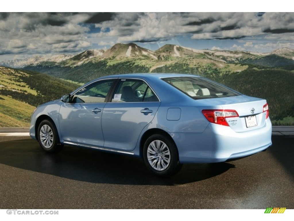 2012 Camry LE - Clearwater Blue Metallic / Ash photo #3
