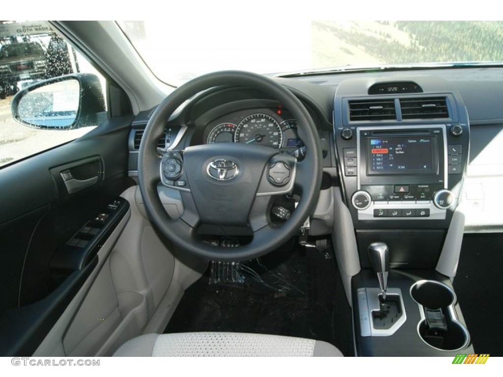 2012 Camry LE - Clearwater Blue Metallic / Ash photo #10