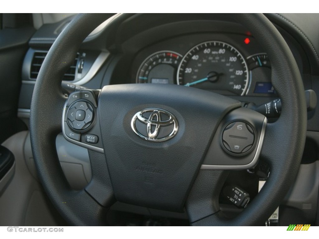 2012 Camry LE - Clearwater Blue Metallic / Ash photo #11