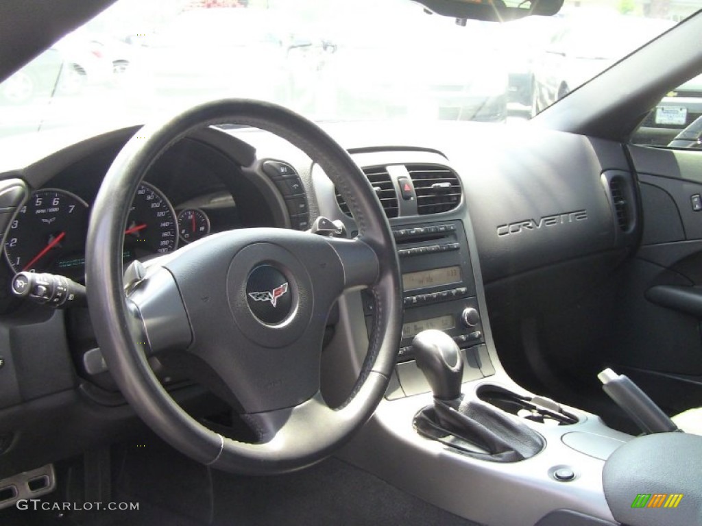 2007 Chevrolet Corvette Coupe Ebony Dashboard Photo #60208261