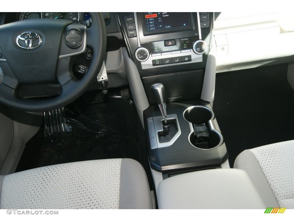 2012 Camry LE - Clearwater Blue Metallic / Ash photo #13