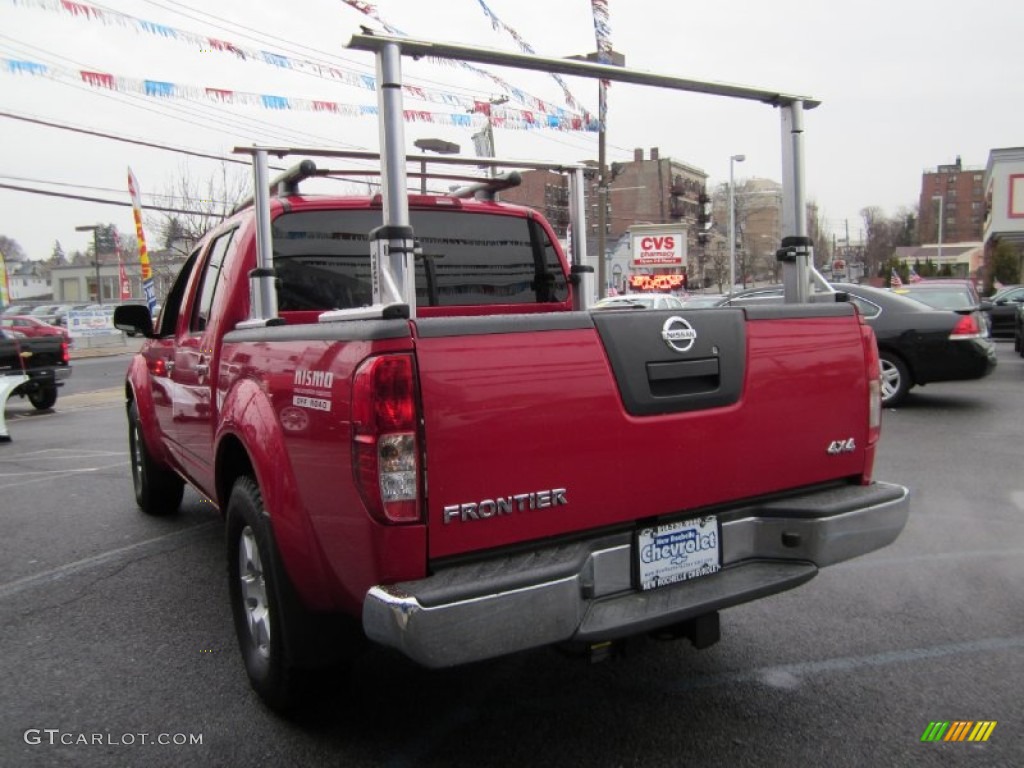 2008 Nissan Frontier SE Crew Cab 4x4 Thule Ladder Rack Photo #60208741