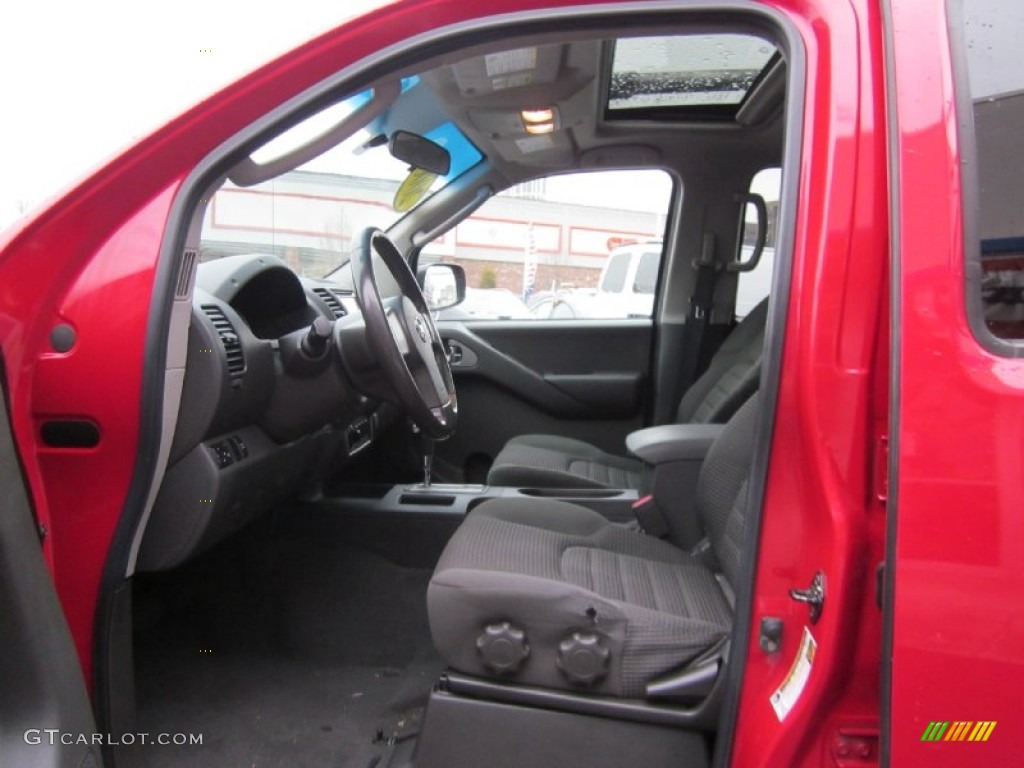 Graphite Interior 2008 Nissan Frontier SE Crew Cab 4x4 Photo #60208768