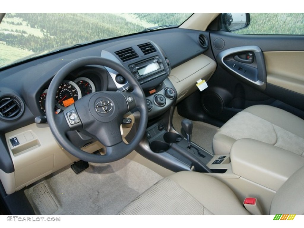 Sand Beige Interior 2012 Toyota RAV4 I4 4WD Photo #60208960