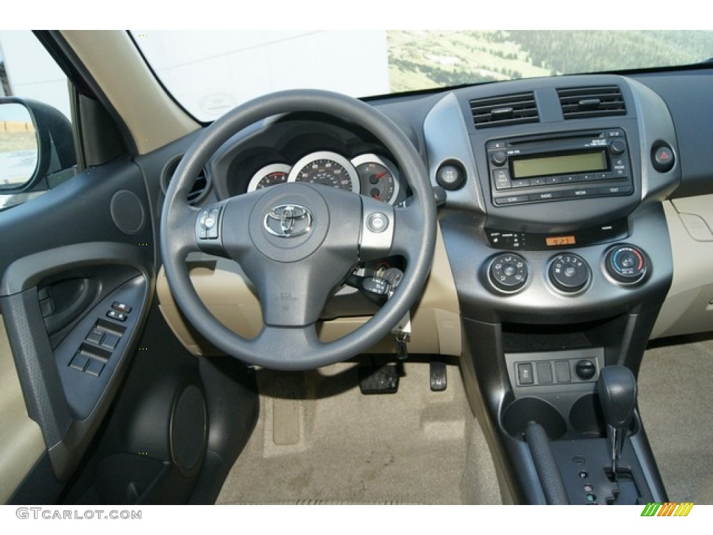2012 Toyota RAV4 I4 4WD Sand Beige Dashboard Photo #60209014
