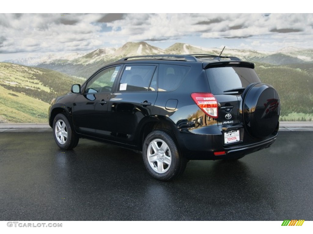 2012 RAV4 I4 4WD - Black / Sand Beige photo #3