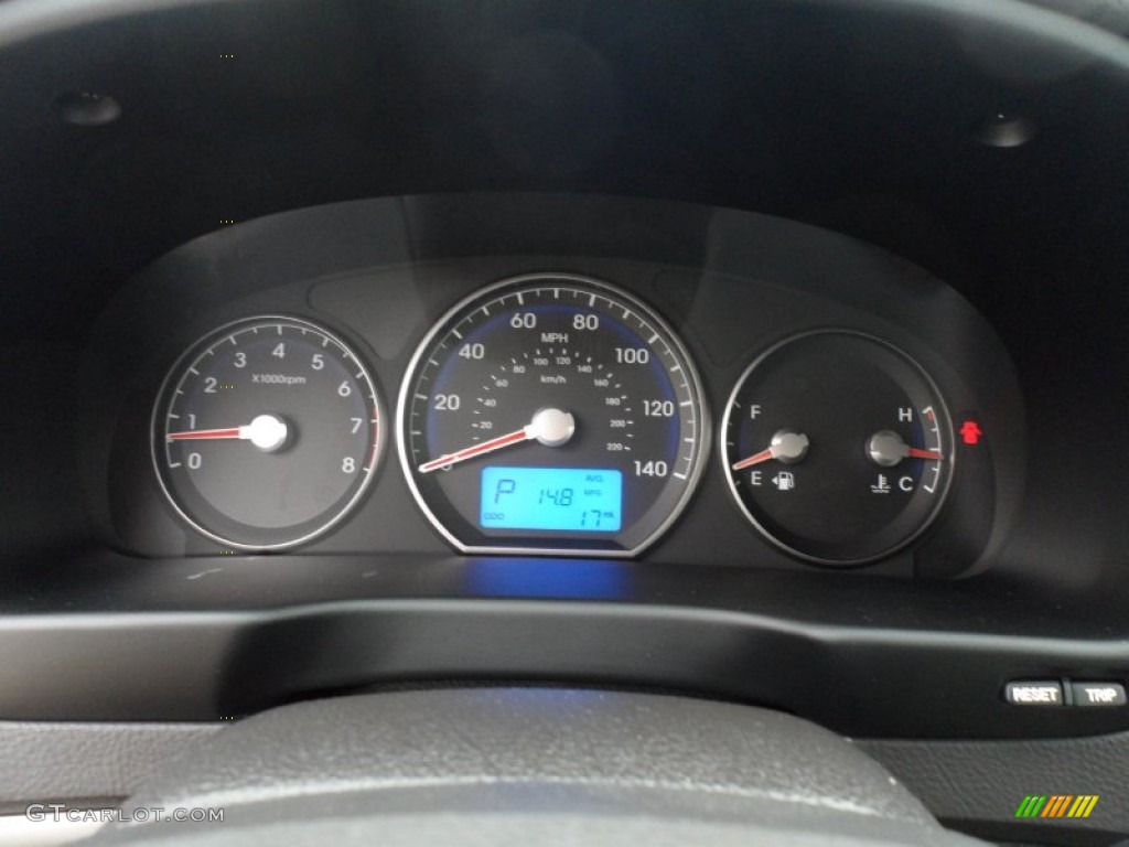 2012 Hyundai Santa Fe Limited V6 Gauges Photo #60210445