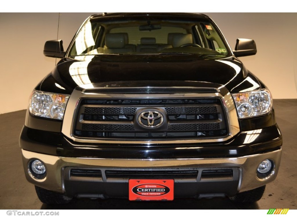 2010 Tundra TRD CrewMax - Black / Sand Beige photo #2